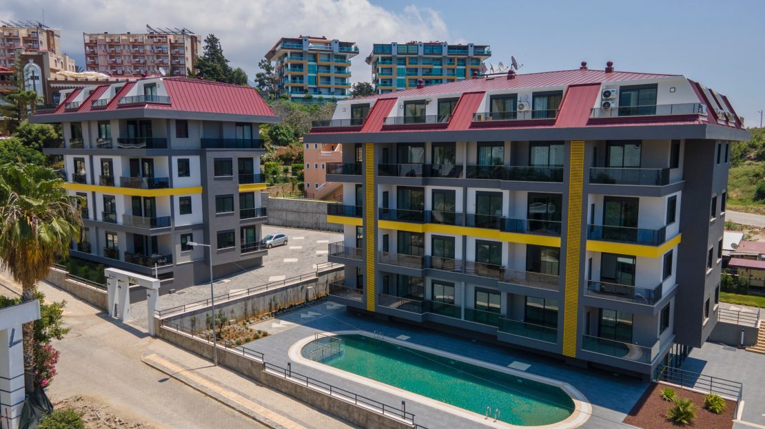 Prestijli Kestel bölgesinde yeni konut kompleksi