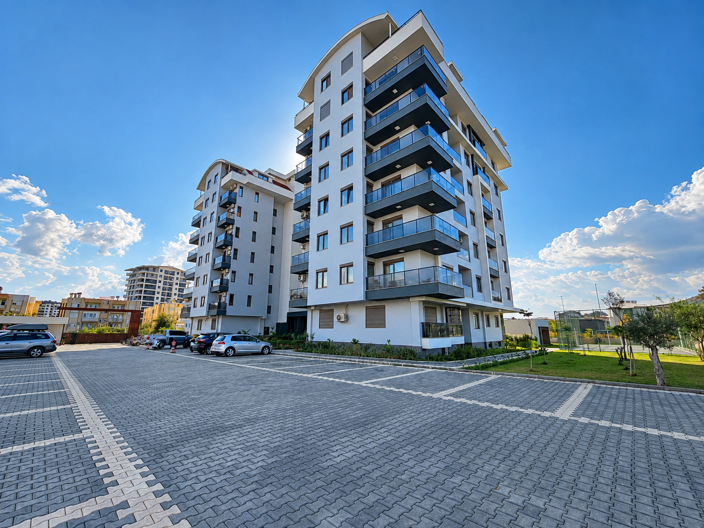 Район Газипаша | Квартиры 1+1 и дуплексы 2+1 | 1.300 м до моря