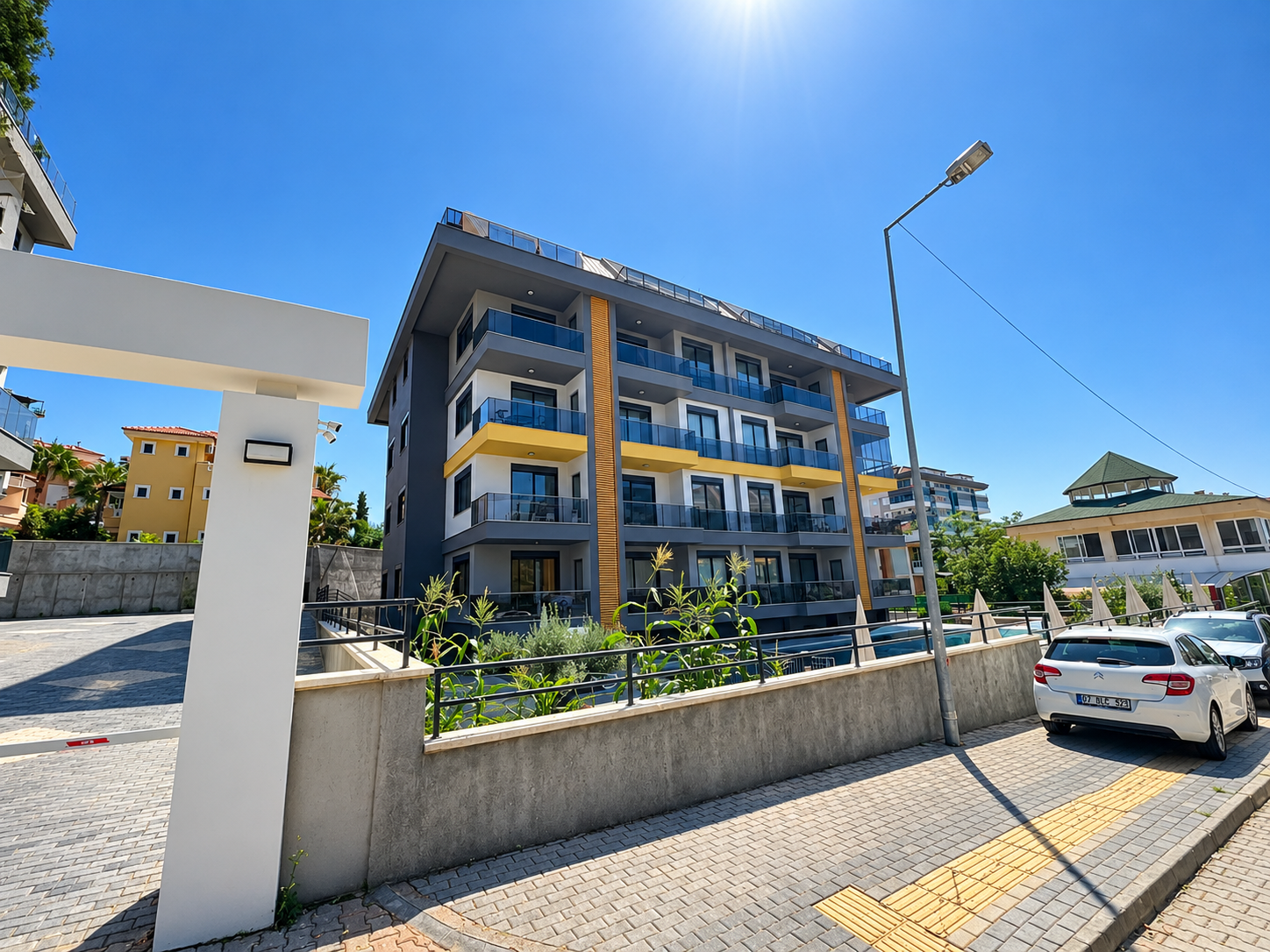 Район Кестель — апартаменты 2+1 Duplex / Garden Duplex 2+1 — 500 м до моря