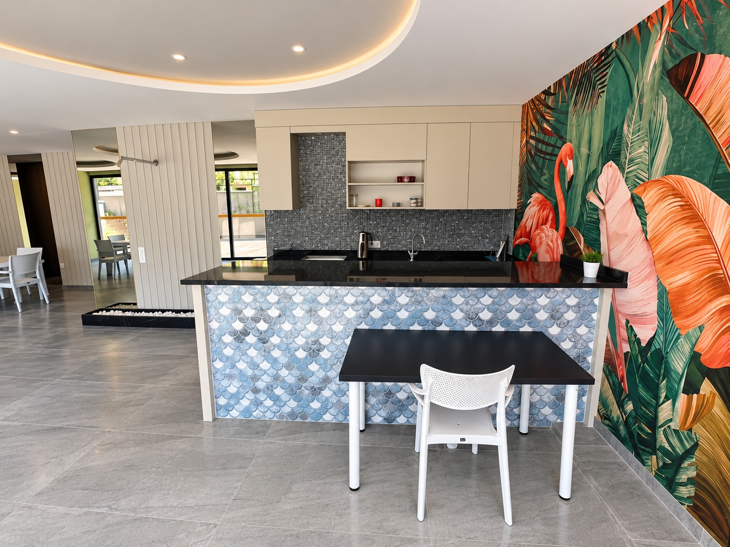 Район Кестель — апартаменты 2+1 Duplex / Garden Duplex 2+1 — 500 м до моря