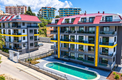 Kestel Area — 2+1 Duplex / 2+1 Garden Duplex Apartments — 500 m to the Sea