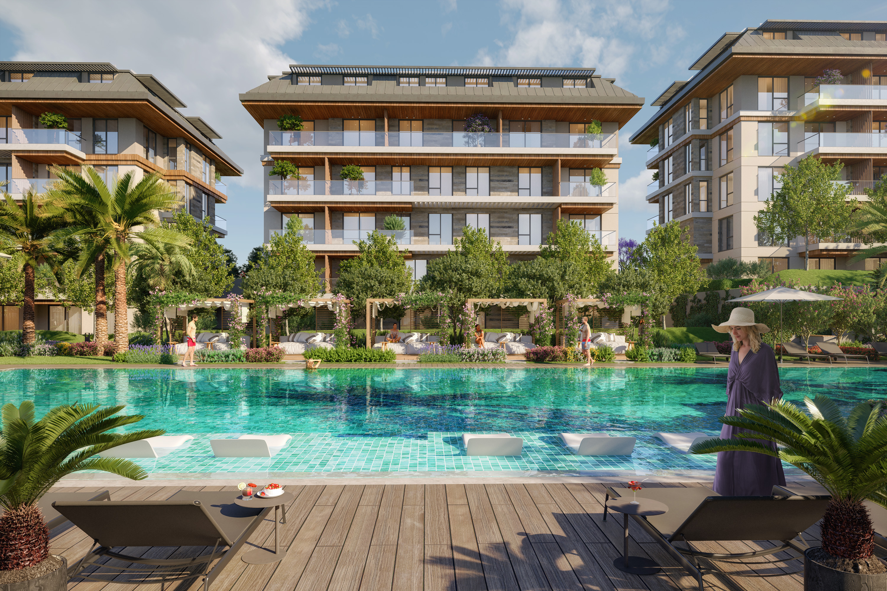 Duplex 2+1 in Oba for Turkish Citizenship