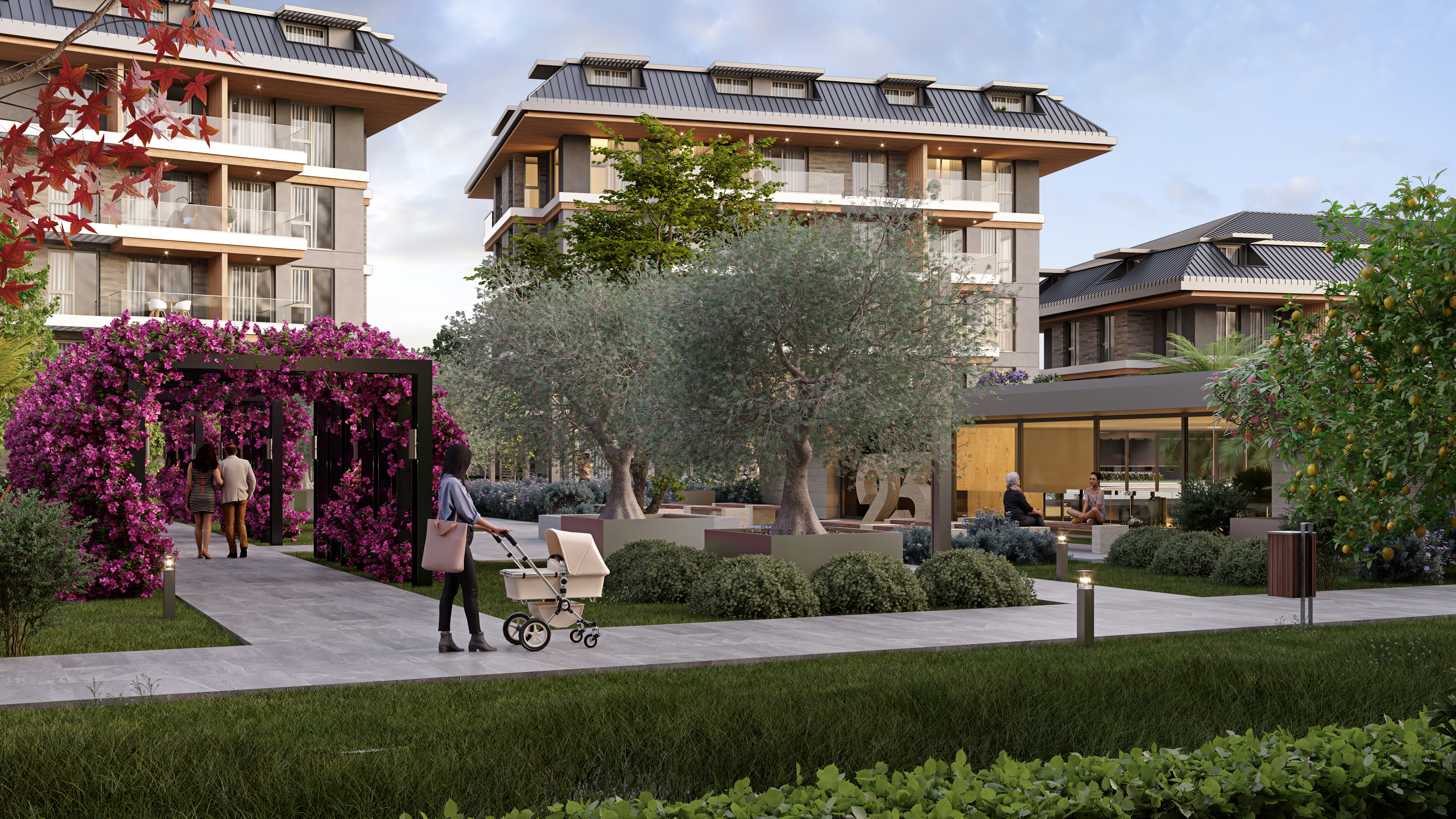 Duplex 2+1 in Oba for Turkish Citizenship