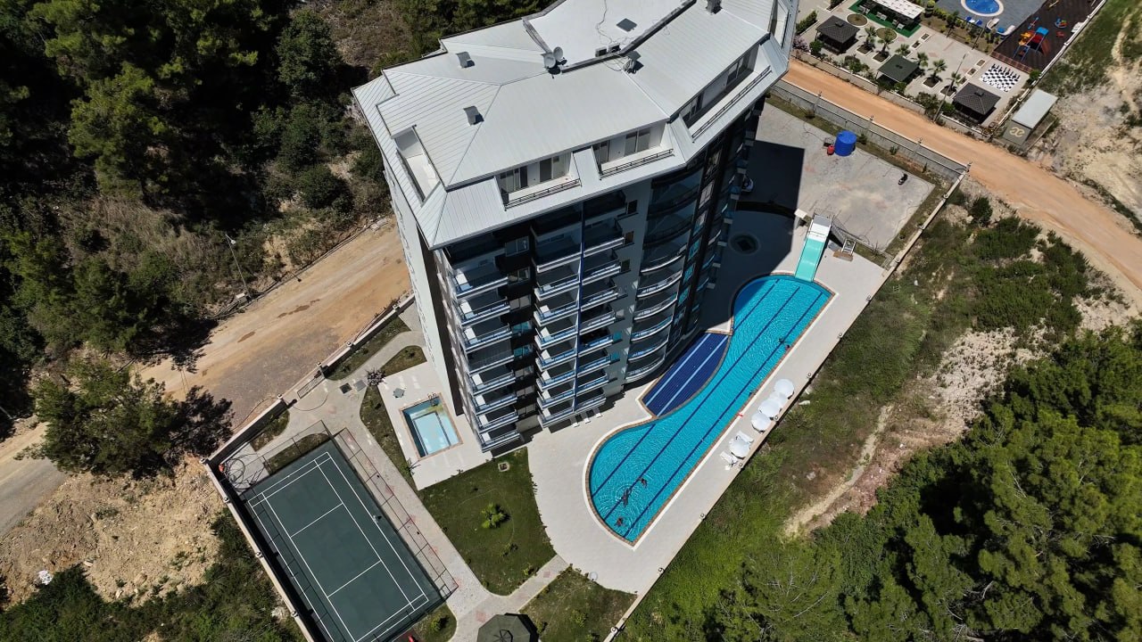 Avsallar'da Aqua Blue Konut Projesi - Denize 950 m Mesafede - 1+1 - 2+1 - Penthouse