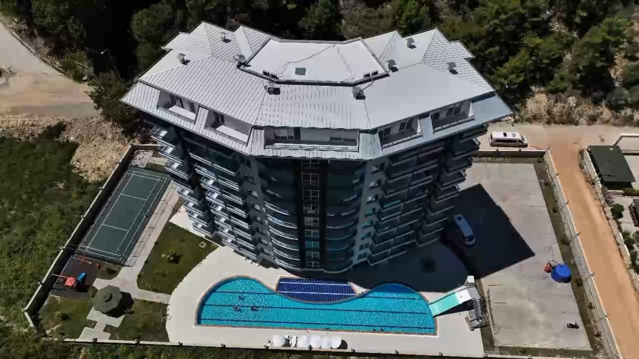 Avsallar'da Aqua Blue Konut Projesi - Denize 950 m Mesafede - 1+1 - 2+1 - Penthouse
