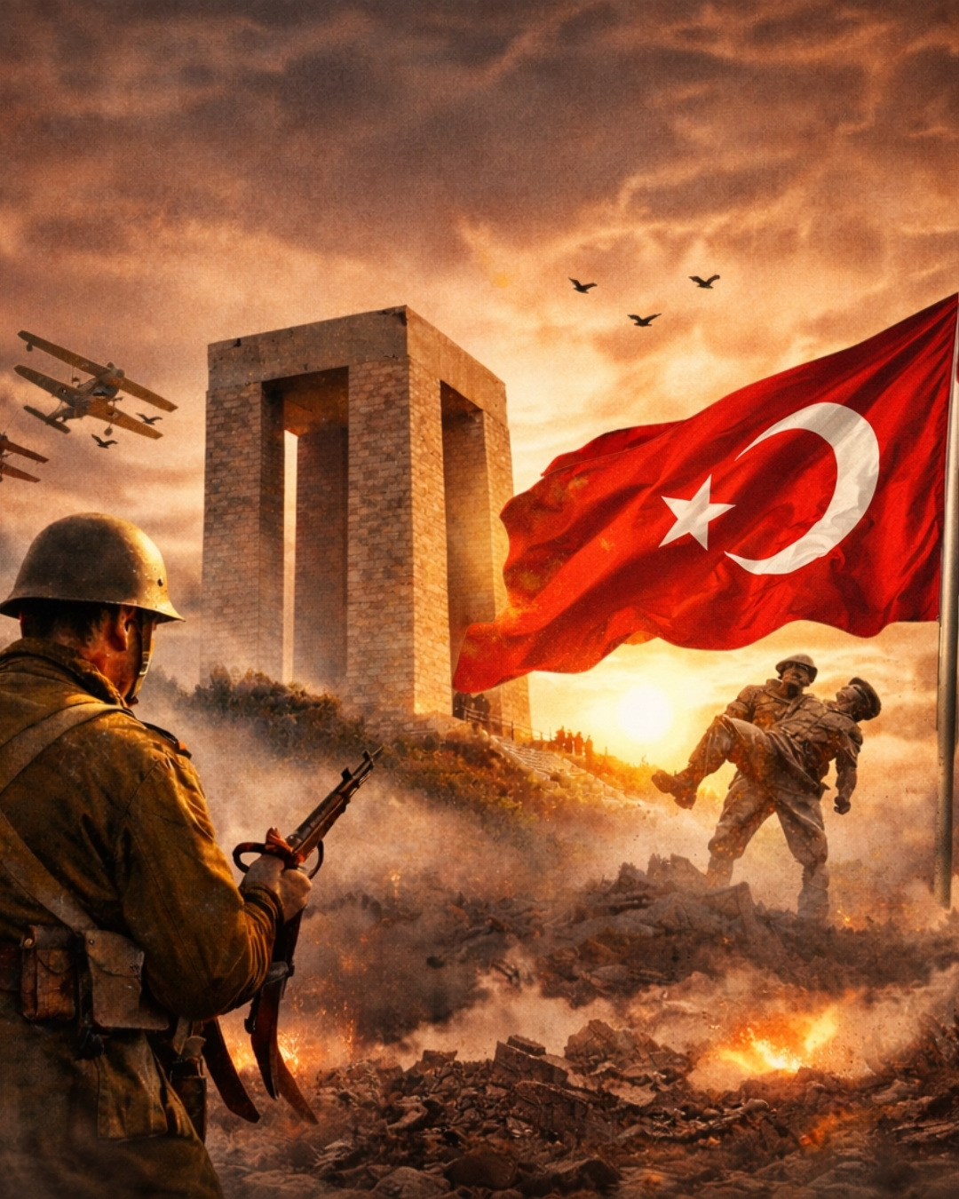 18 Mart — Çanakkale geçilmez.