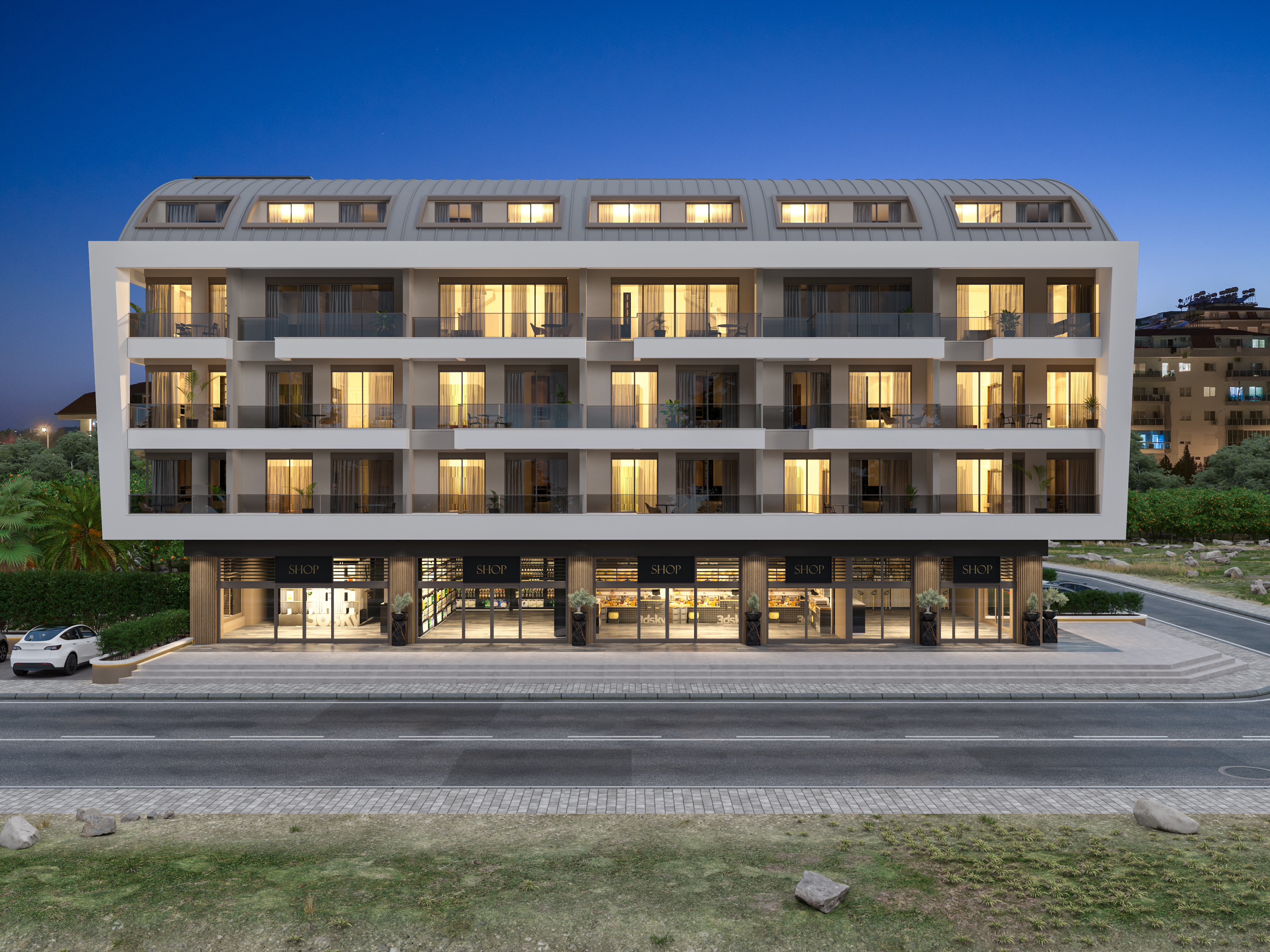 2+1 Duplex Oba’da | Türk Vatandaşlığı | Denize 1,5 km