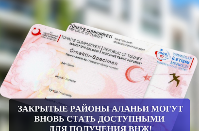 Alanya'nın kapalı bölgeleri bir kez daha oturma izni almaya hazır hale gelebilir!