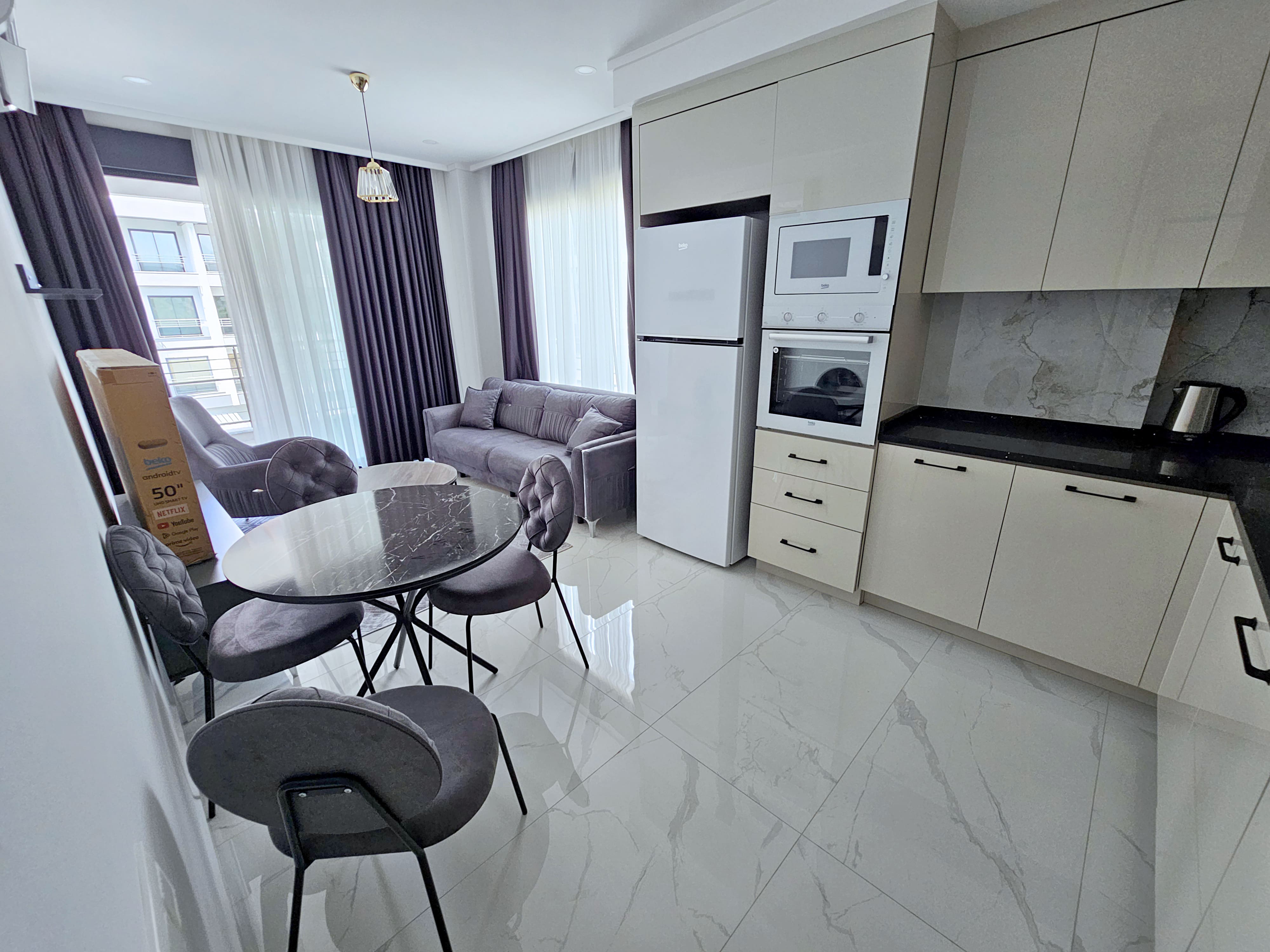 🔑Tek odalı daire (1+1) - Lemon Park