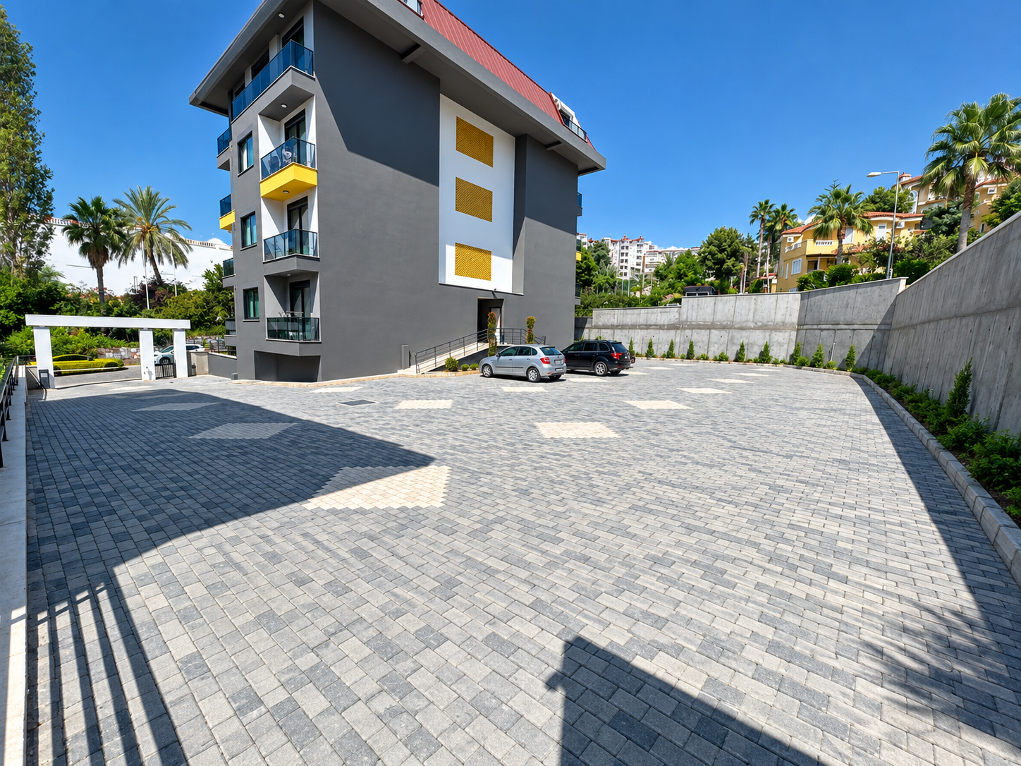 Район Кестель — апартаменты 2+1 Duplex / Garden Duplex 2+1 — 500 м до моря
